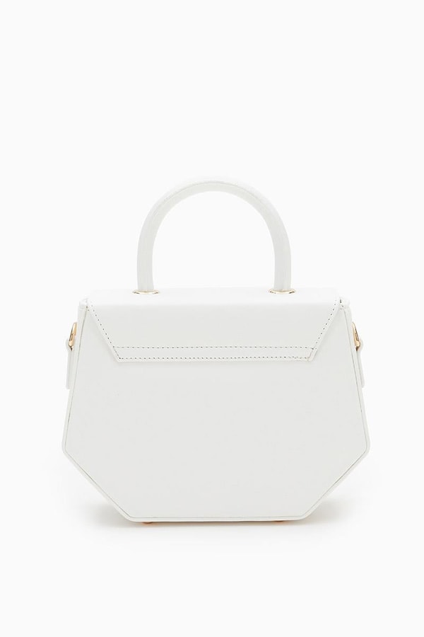 LevidorLevidor Beyaz Geometrik Model El Çantası