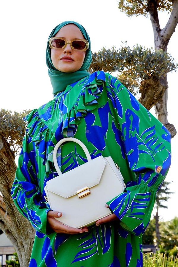 LevidorLevidor Beyaz Geometrik Model El Çantası