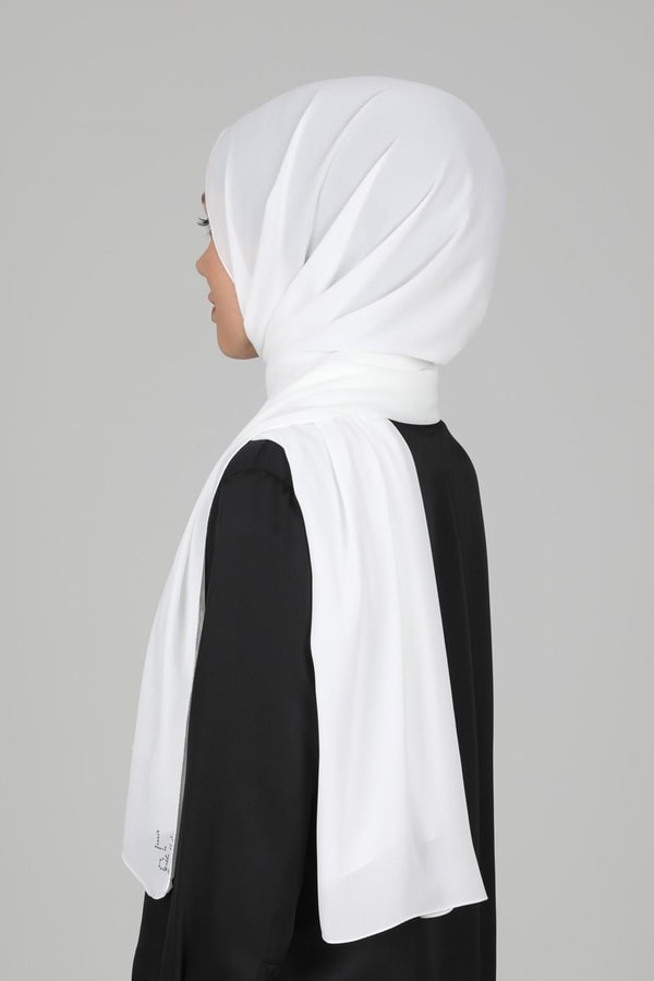 LevidorLevidor Beyaz Lux Şifon Şal