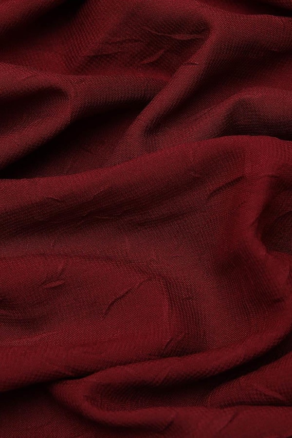 LevidorLevidor Bordo Kraş Şifon Eşarp