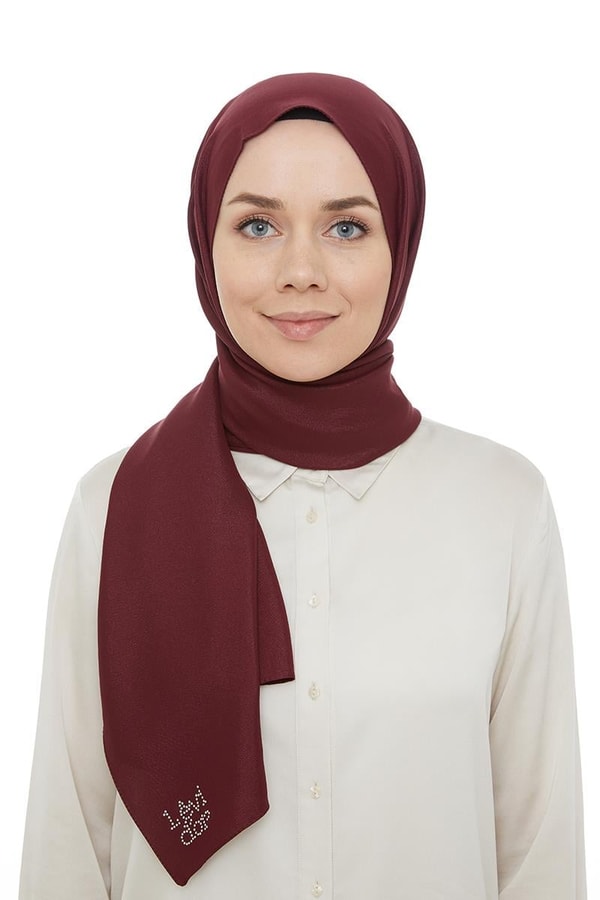 LevidorLevidor Bordo Platinum Abiye Şal