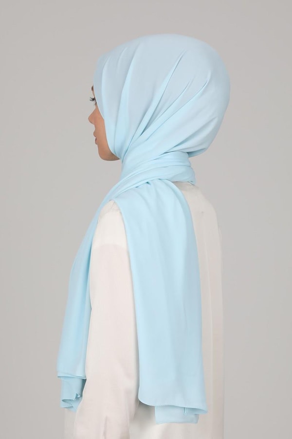 LevidorLevidor Buz Mavisi Lux Şifon Şal