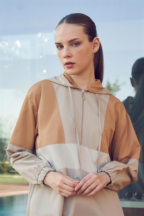 LevidorLevidor Camel Kapşonlu Spor Takım