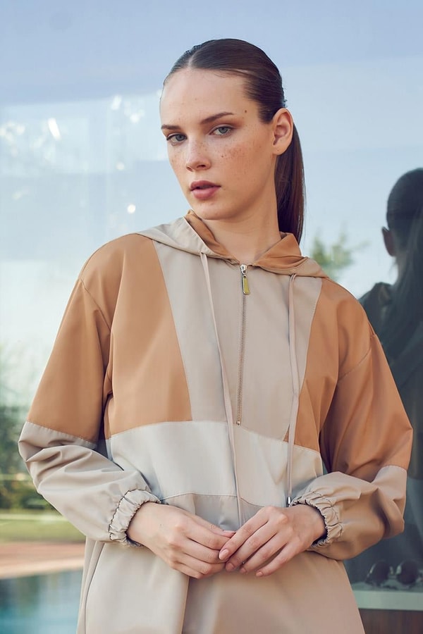 LevidorLevidor Camel Kapşonlu Spor Takım