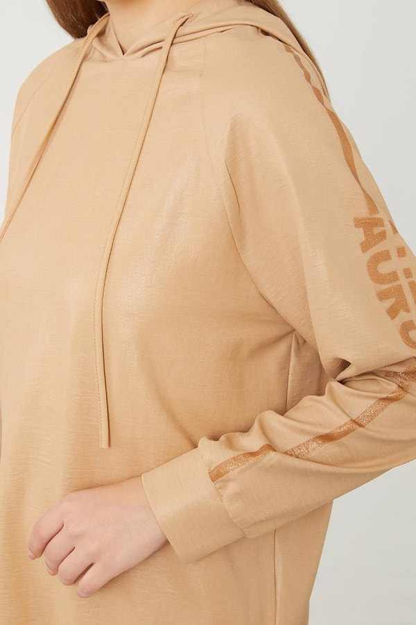 LevidorLevidor Camel Kapüşonlu Kanguru Cepli Spor Takım