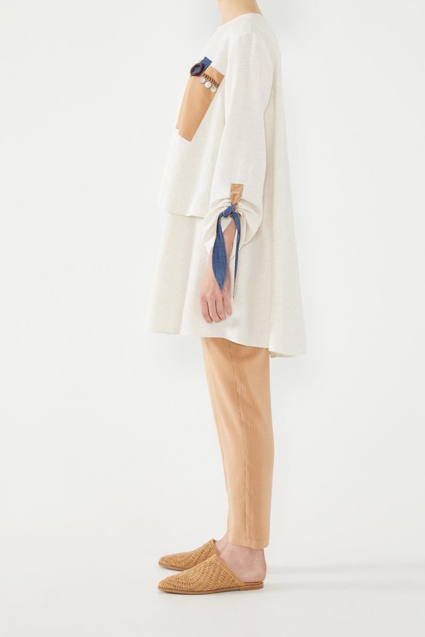 LevidorLevidor Camel Kol Ağzı Bağlamalı Takım