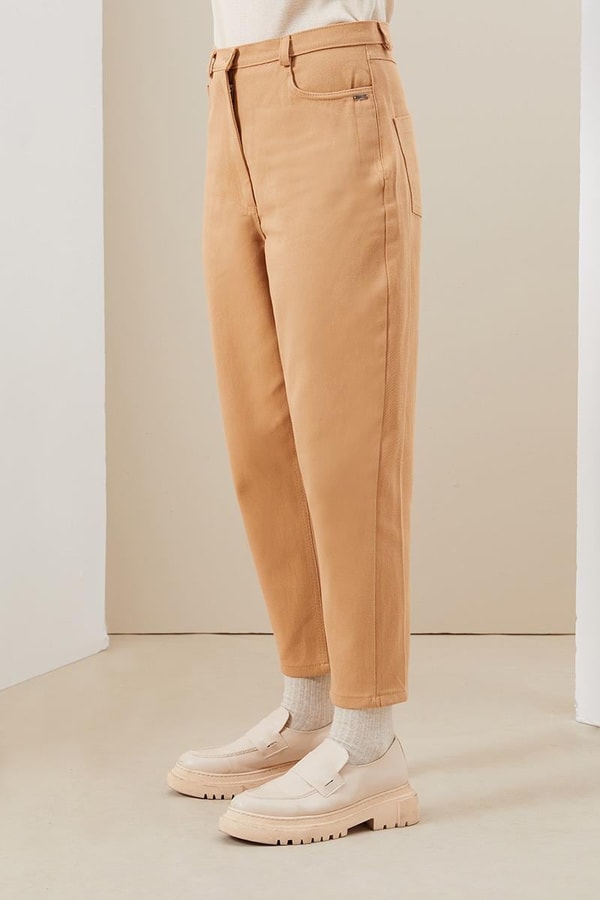 LevidorLevidor Camel Kot Pantolon