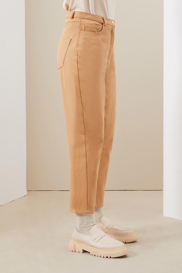 LevidorLevidor Camel Kot Pantolon
