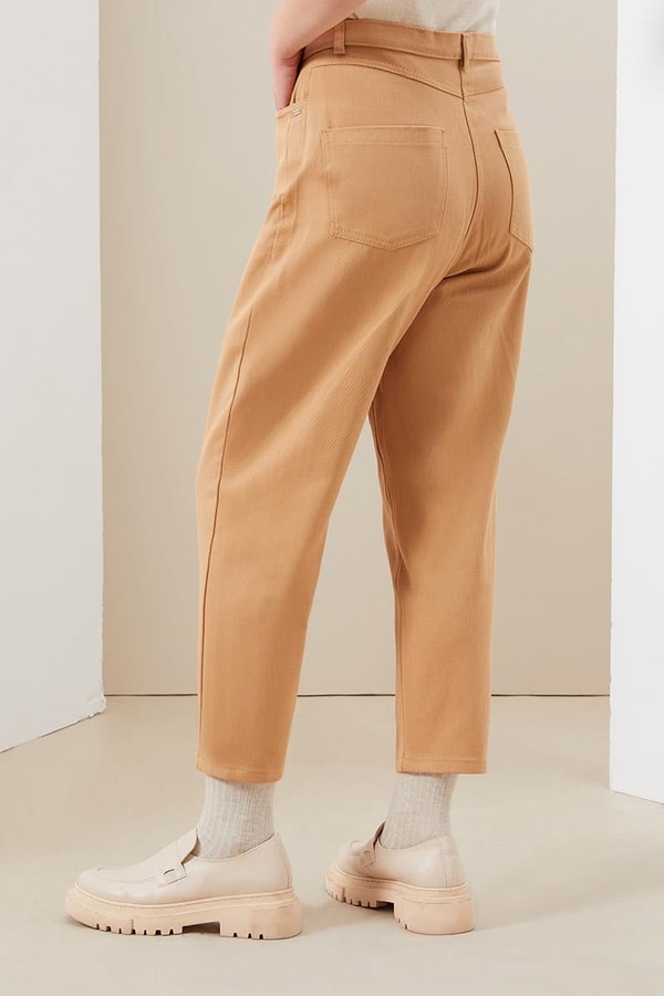 LevidorLevidor Camel Kot Pantolon