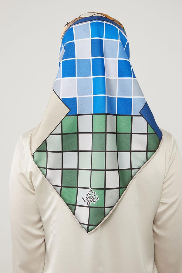 LevidorLevidor Cappuccino Dama Desenlli Trend Twill Eşarp