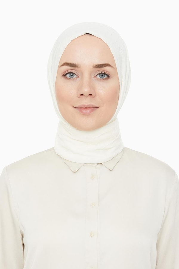 LevidorLevidor Ekru Bambu Kraş Şal