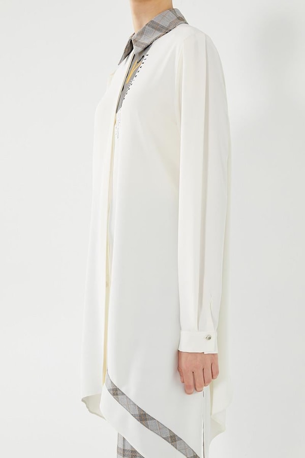 LevidorLevidor Ekru Yakası Baskılı Takım