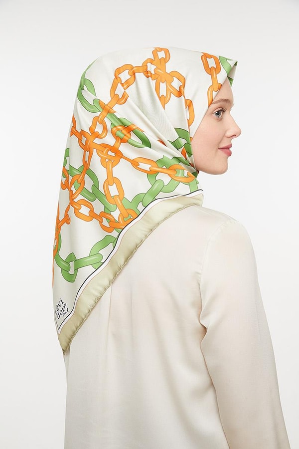 LevidorLevidor Fıstık Yeşili Trend Twill Eşarp