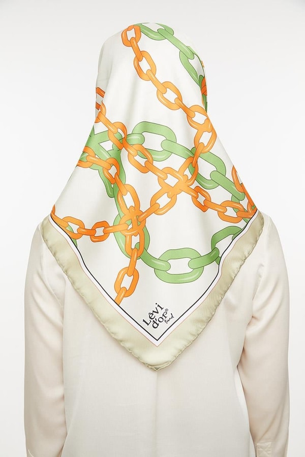 LevidorLevidor Fıstık Yeşili Trend Twill Eşarp