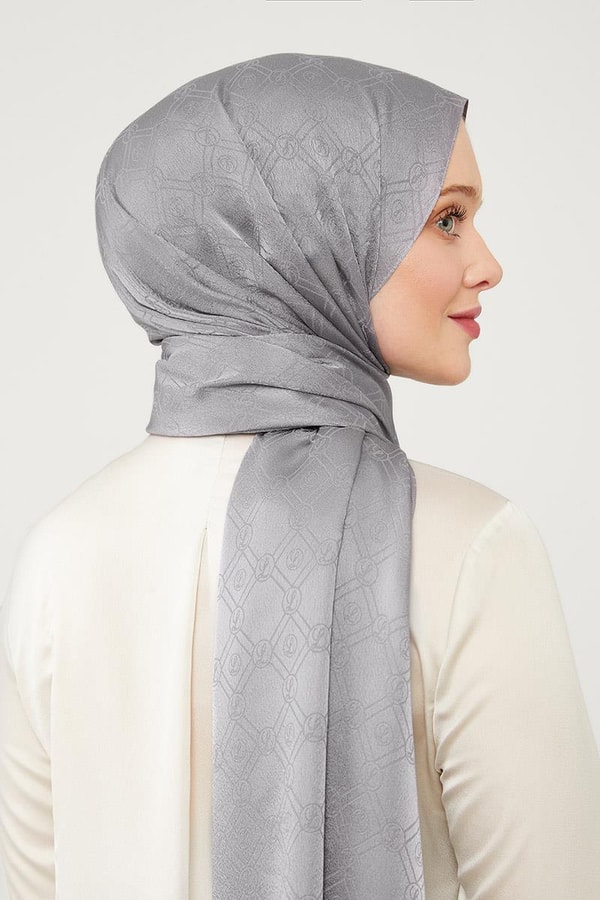 LevidorLevidor Füme Levidor Baskılı Jakarlı Elegance Şal