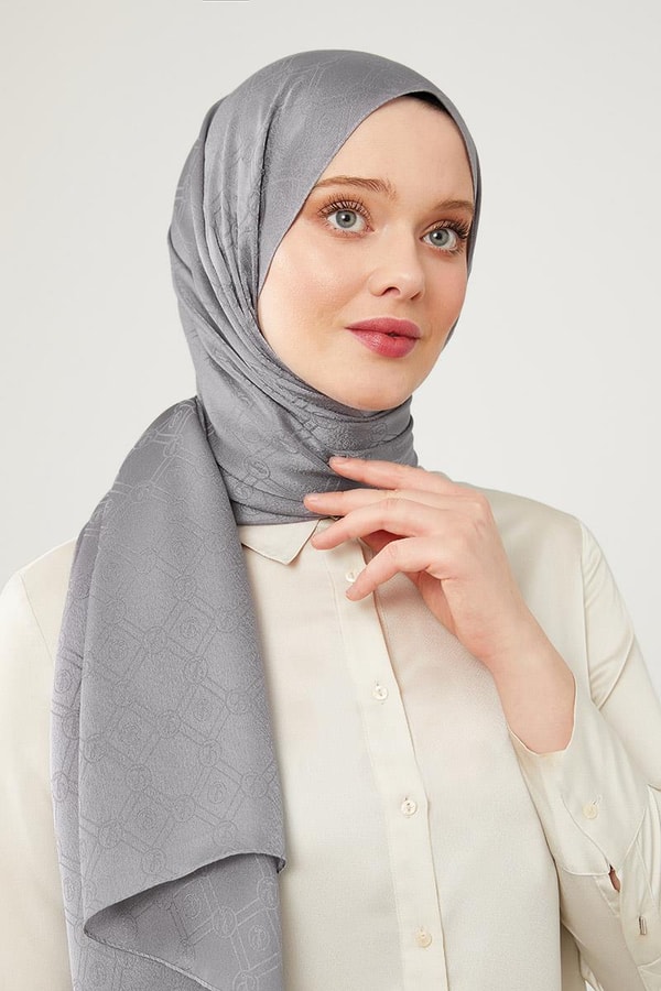 LevidorLevidor Füme Levidor Baskılı Jakarlı Elegance Şal