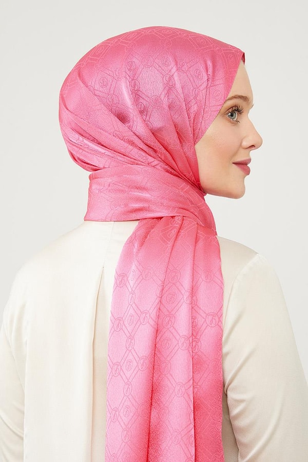 LevidorLevidor Fuşya Levidor Baskılı Jakarlı Elegance Şal