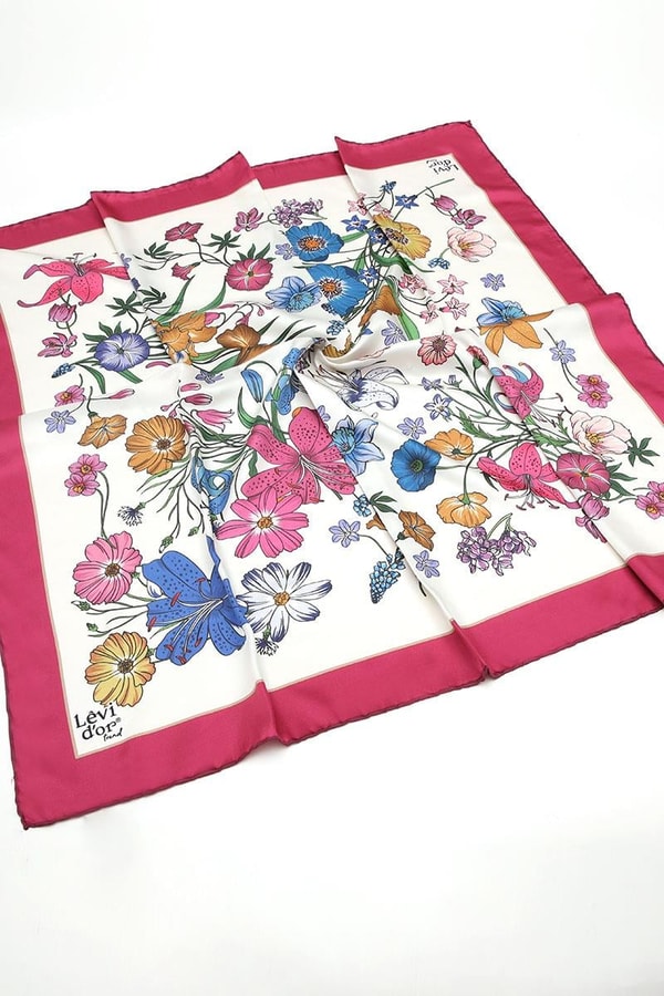 LevidorLevidor Fuşya Trend Twill Eşarp