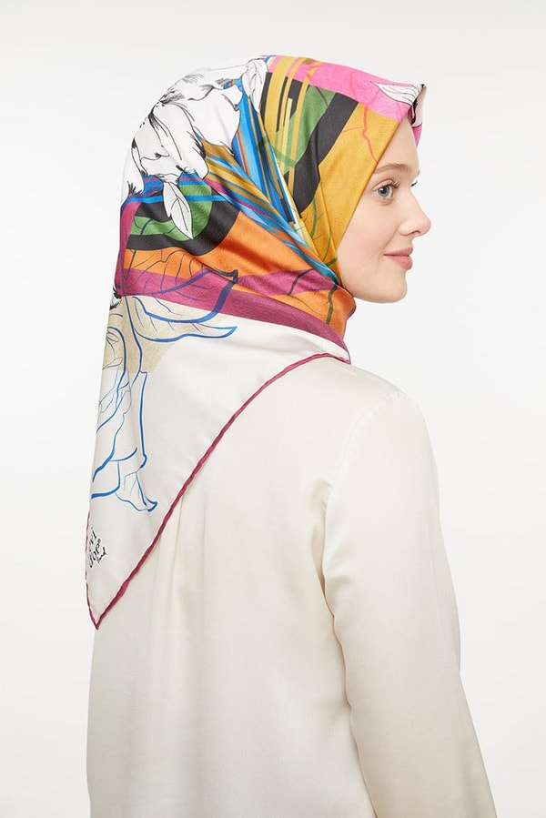 LevidorLevidor Fuşya Trend Twill Eşarp