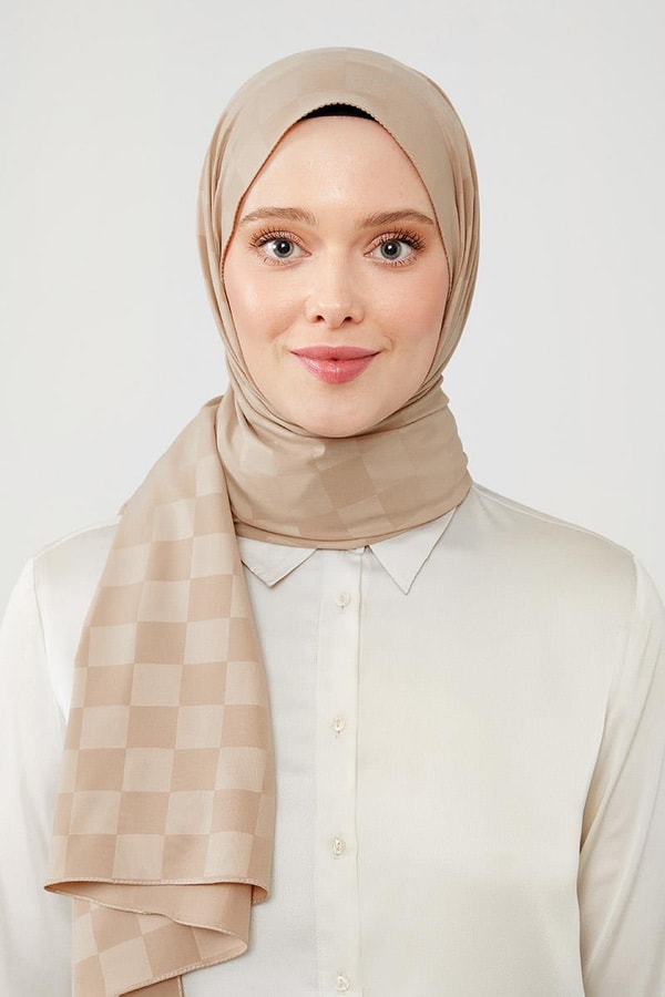 LevidorLevidor Gold Dama Desen Jakarlı Elegance Şal
