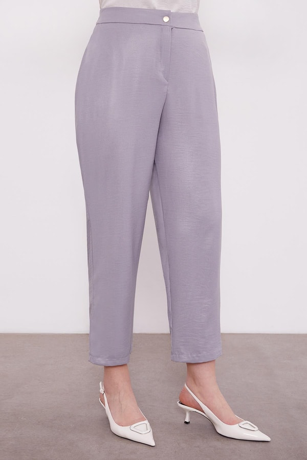 LevidorLevidor Gri Beli Büzgülü Pantolonlu Spor Takım