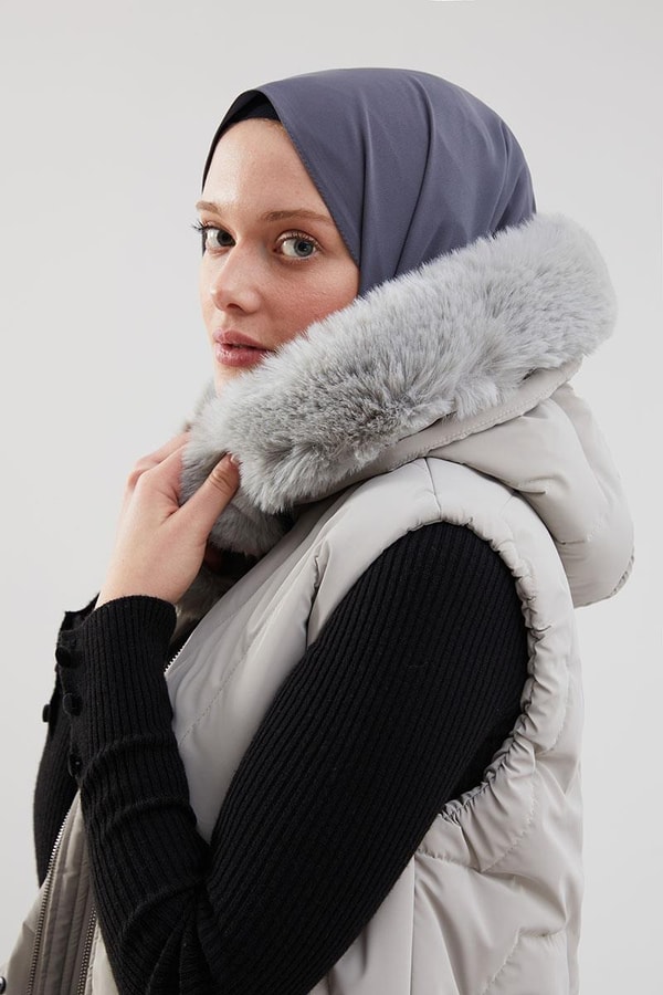 LevidorLevidor Gri Kapitone Yelek