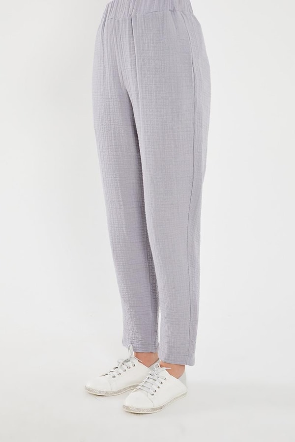 LevidorLevidor Gri Kapşonlu Muslin Spor Takım