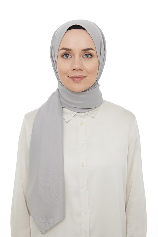 LevidorLevidor Gri Platinum Abiye Şal