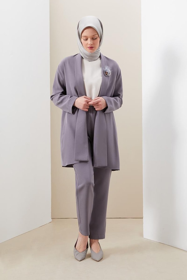 LevidorLevidor Gri TUNIK TAKIM