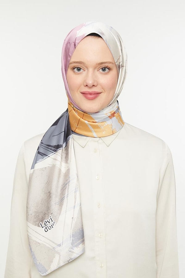LevidorLevidor Gri Twill Şal