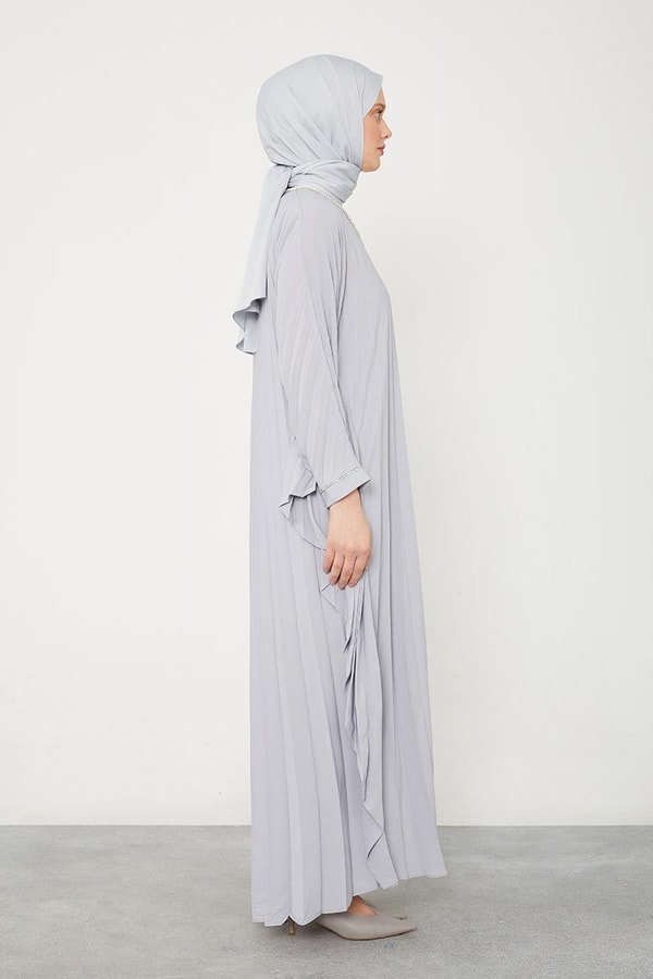 LevidorLevidor Gri Yarasa Kol Elbise