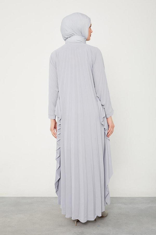 LevidorLevidor Gri Yarasa Kol Elbise