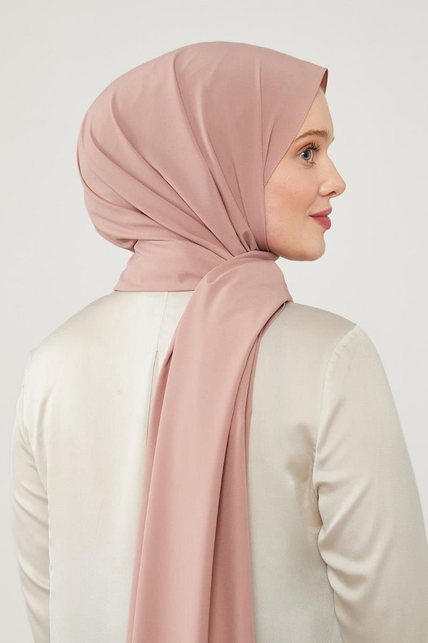 LevidorLevidor Gül Düz Desen Elegance Şal