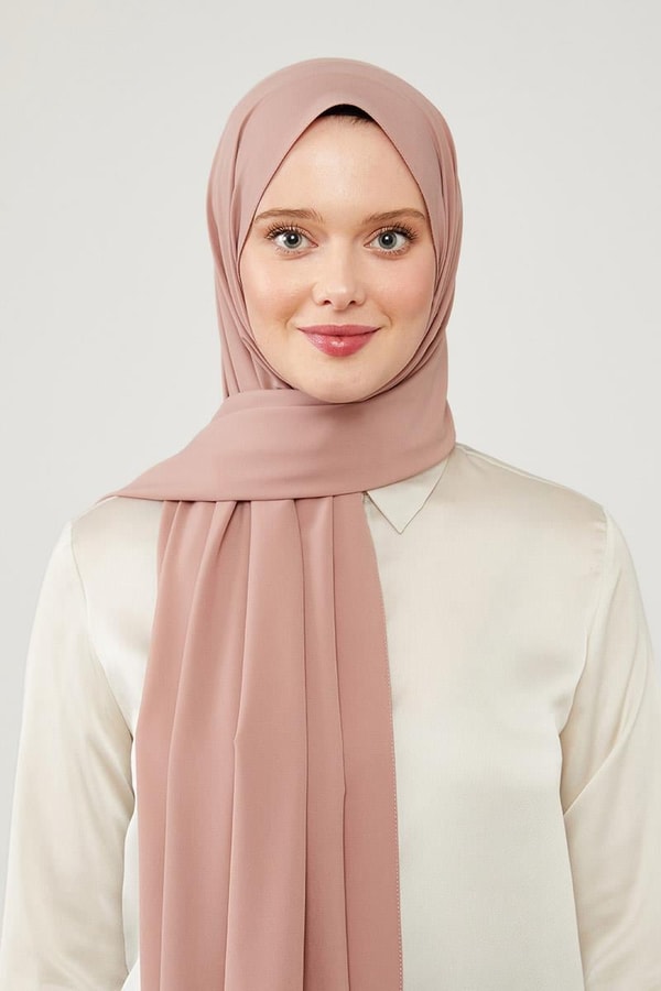 LevidorLevidor Gül Düz Desen Elegance Şal