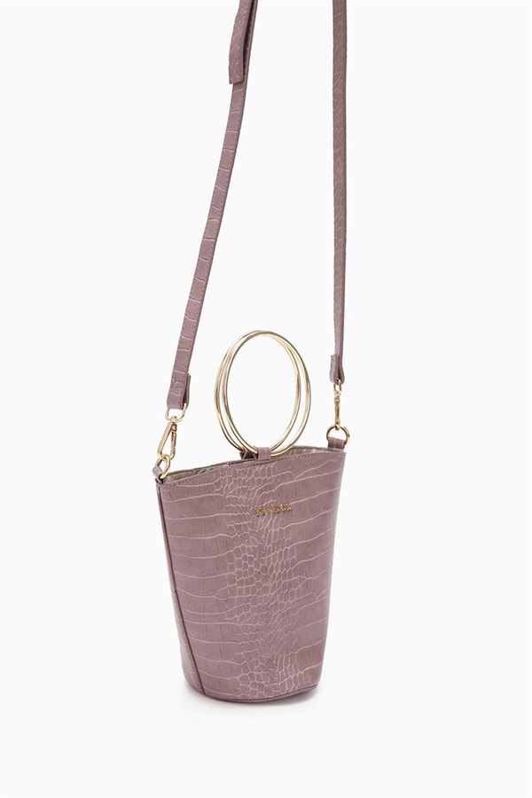 LevidorLevidor Gül Kurusu Clutch Mini Çanta