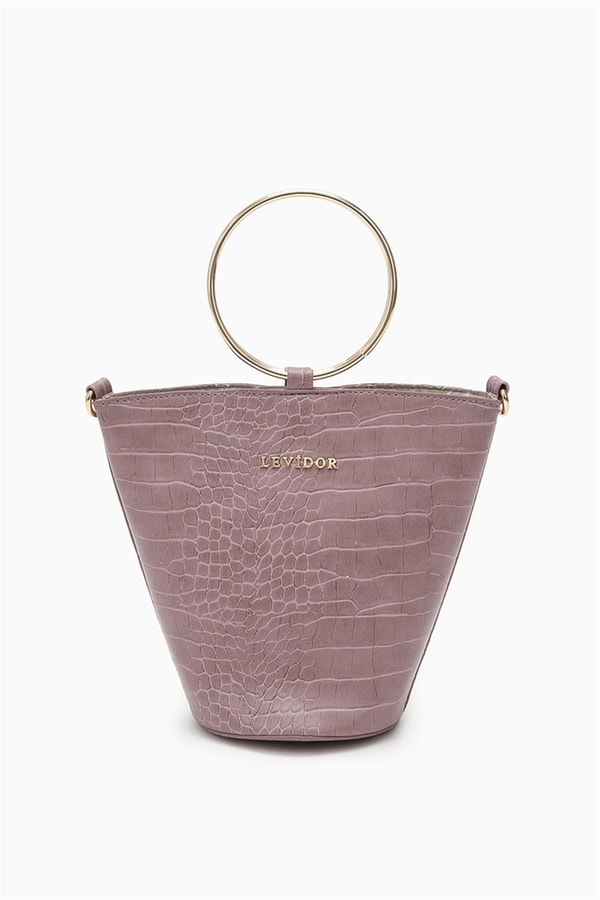 LevidorLevidor Gül Kurusu Clutch Mini Çanta