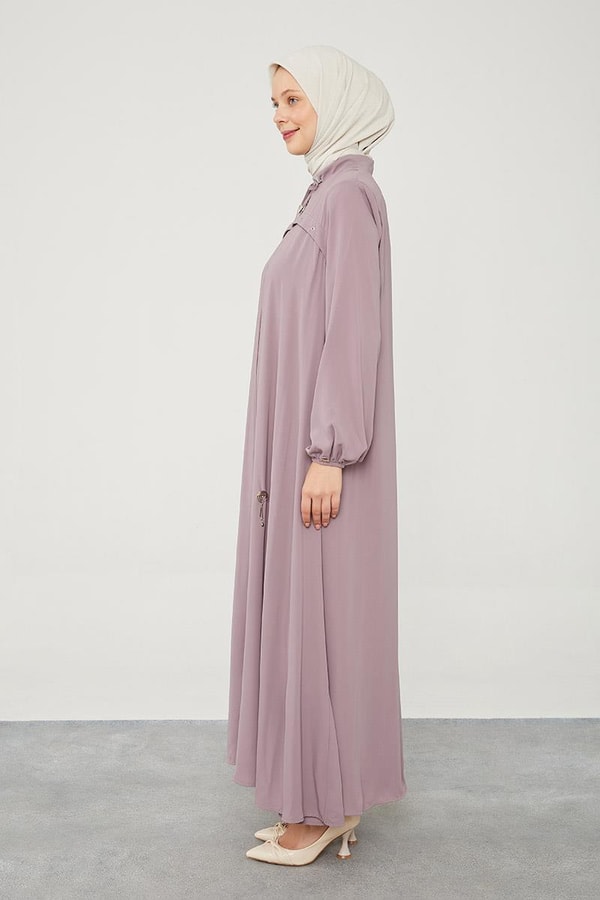 LevidorLevidor Gül Kuş Gözü Detaylı Ferace