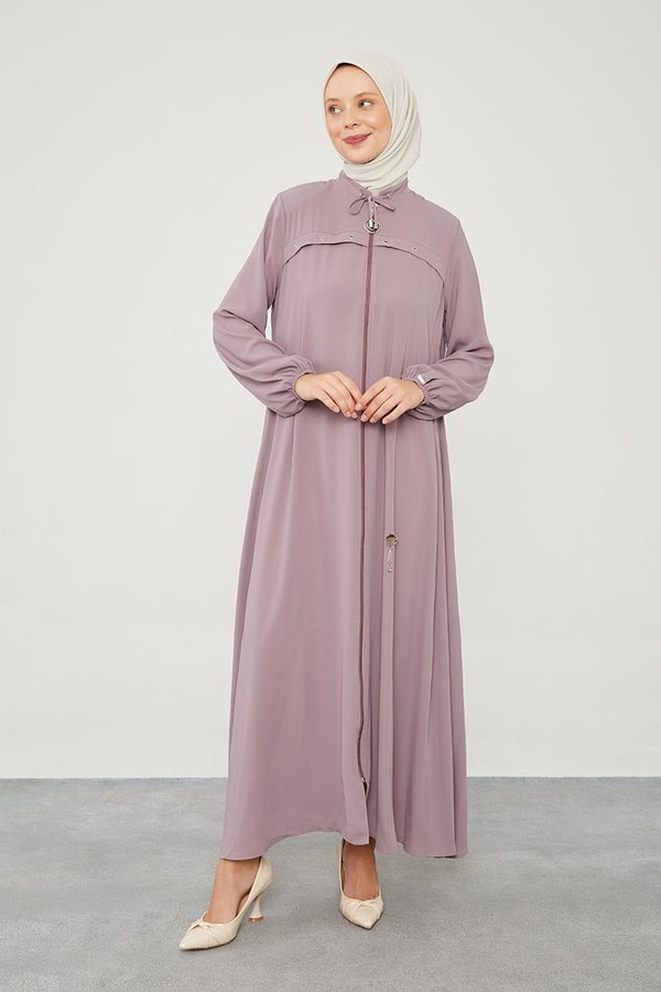 LevidorLevidor Gül Kuş Gözü Detaylı Ferace