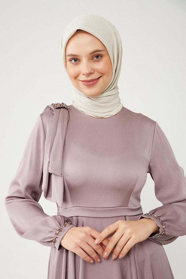 LevidorLevidor Gül Omuz Detaylı Elbise