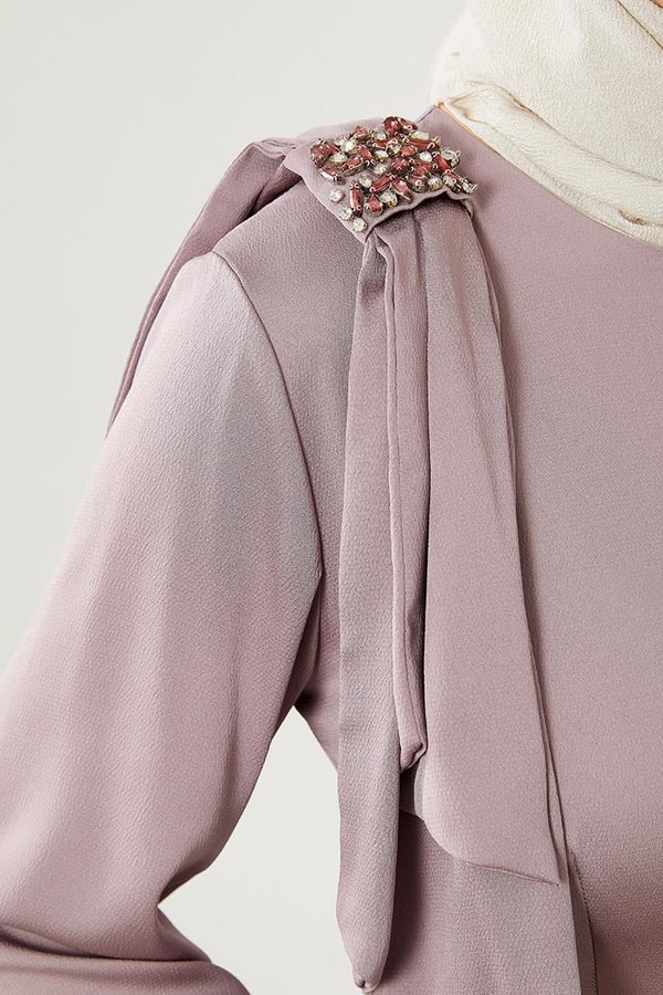 LevidorLevidor Gül Omuz Detaylı Elbise