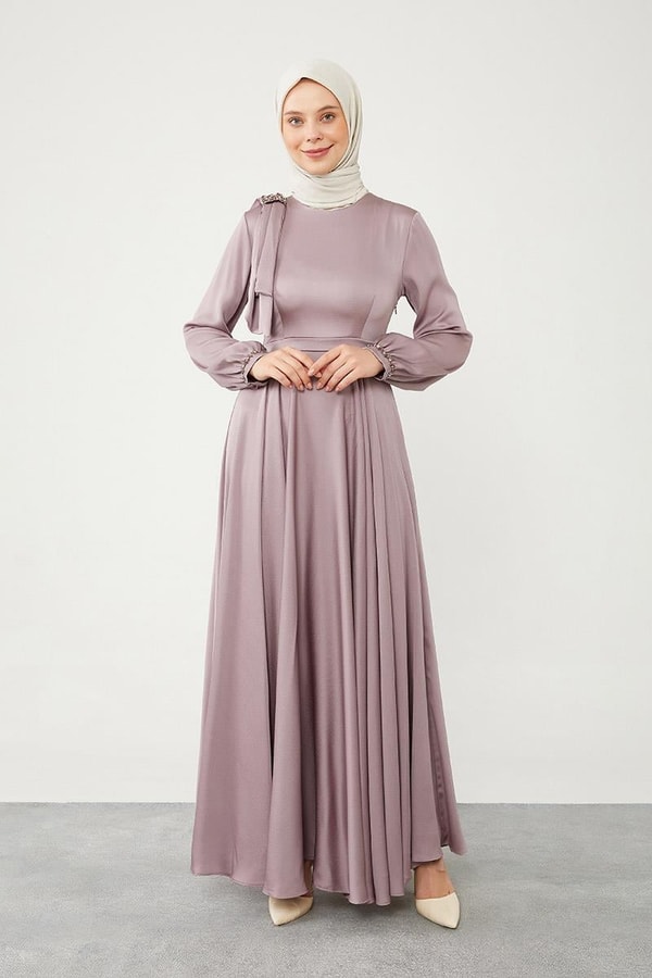 LevidorLevidor Gül Omuz Detaylı Elbise