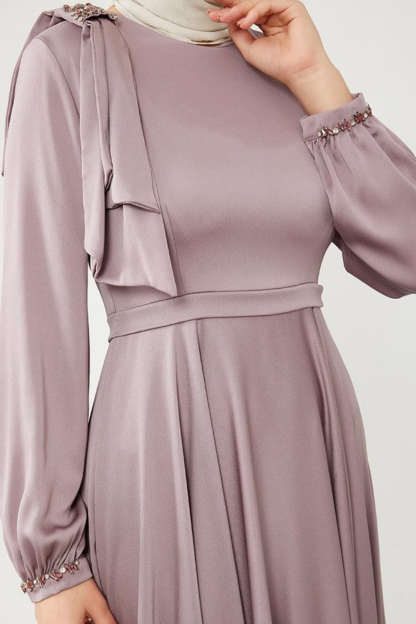 LevidorLevidor Gül Omuz Detaylı Elbise