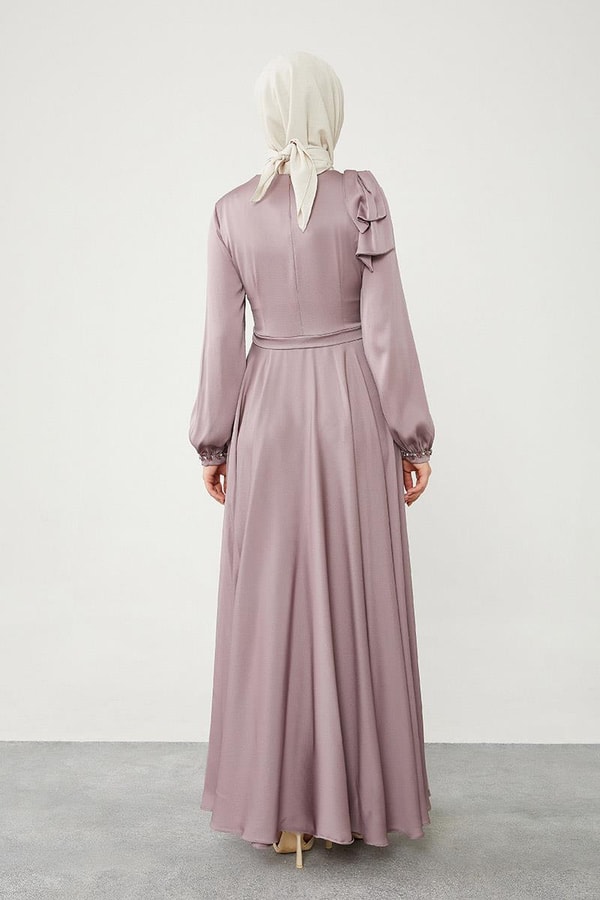 LevidorLevidor Gül Omuz Detaylı Elbise