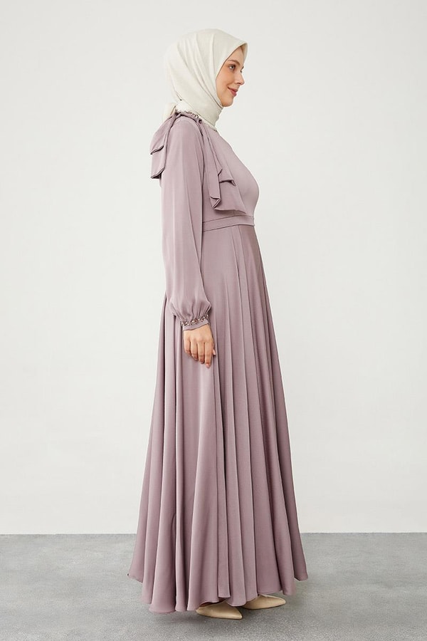 LevidorLevidor Gül Omuz Detaylı Elbise