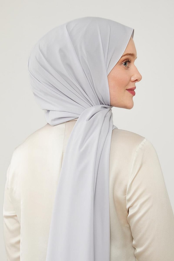 LevidorLevidor Gümüş Düz Desen Elegance Şal