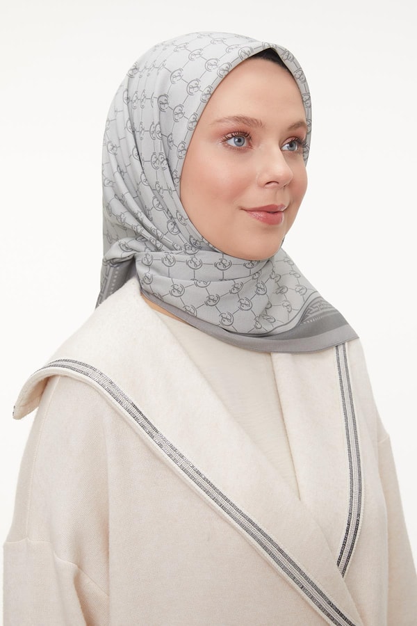 LevidorLevidor Gümüş L Desen Aura Eşarp