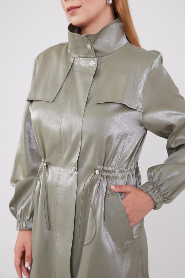 LevidorLevidor Haki Sparklin Parlak Kap