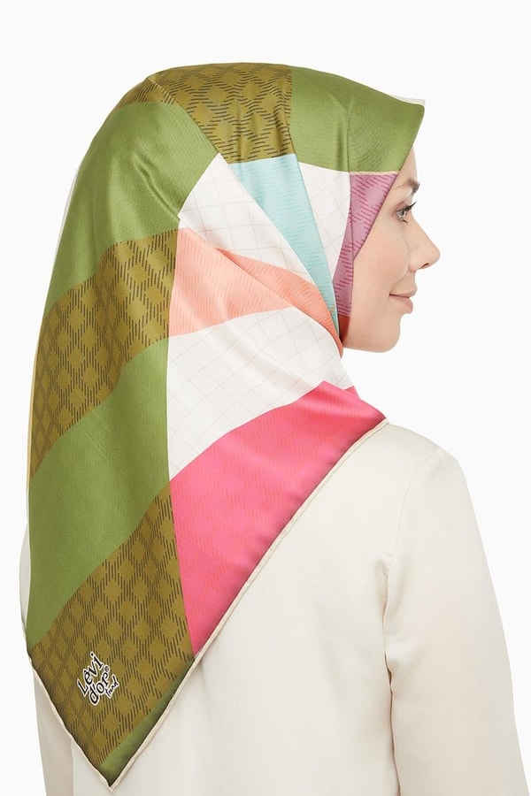 LevidorLevidor Haki Trend Twill Eşarp