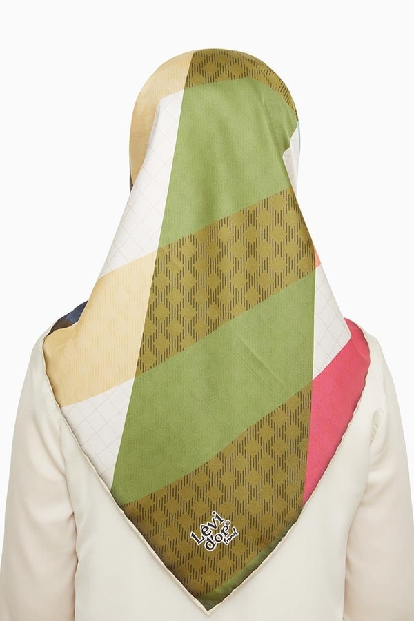 LevidorLevidor Haki Trend Twill Eşarp