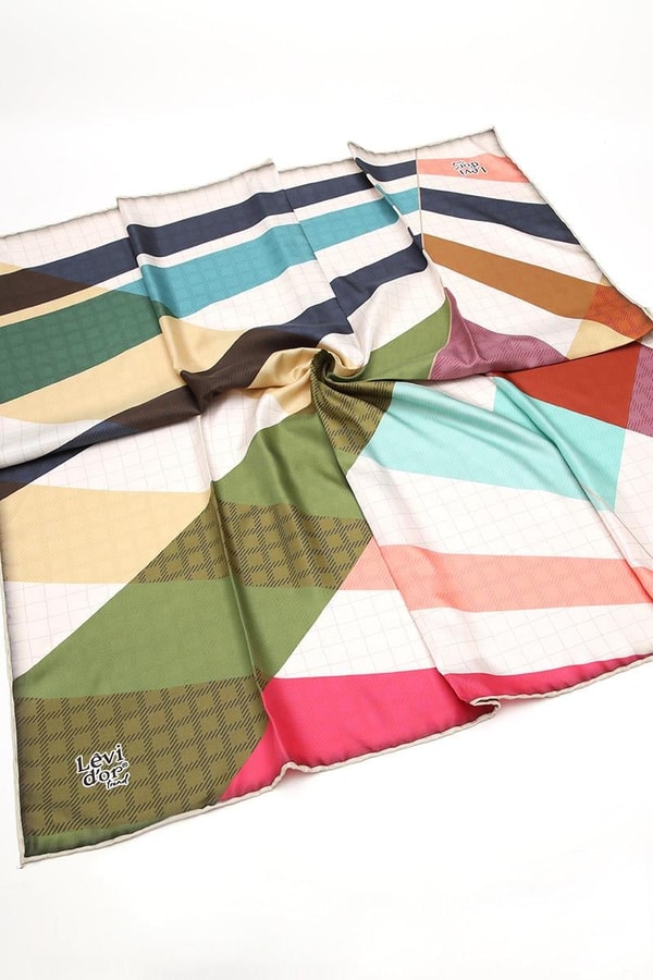 LevidorLevidor Haki Trend Twill Eşarp